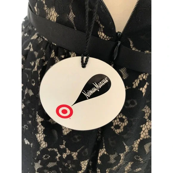 NWT Robert Rodriguez Neiman Marcus Target Black Lace Strapless Party Dress - Picture 16 of 16